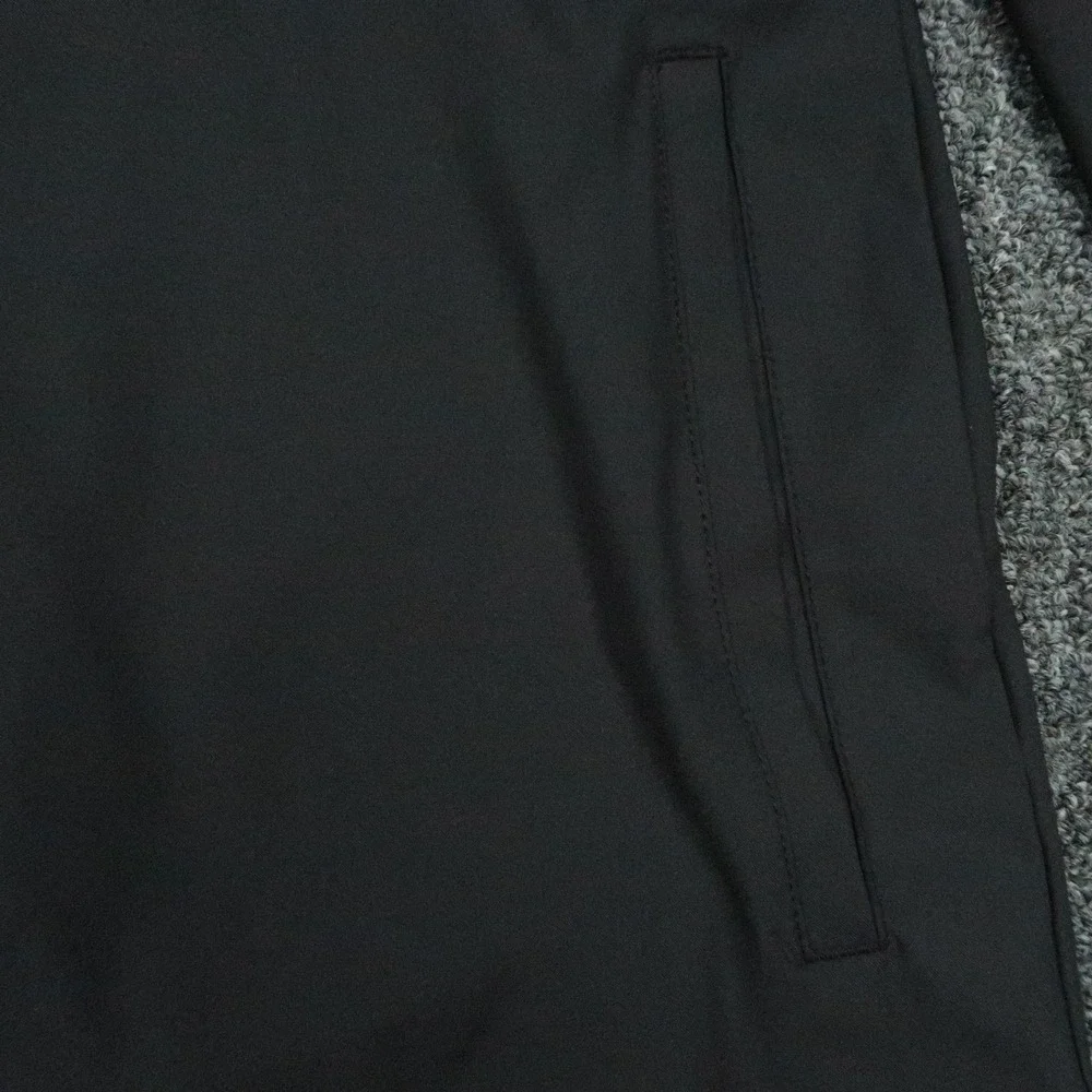 Travis Mathew‎ Jacket Mens Medium Black Surfside Full Zip Pocket Golf Stretch